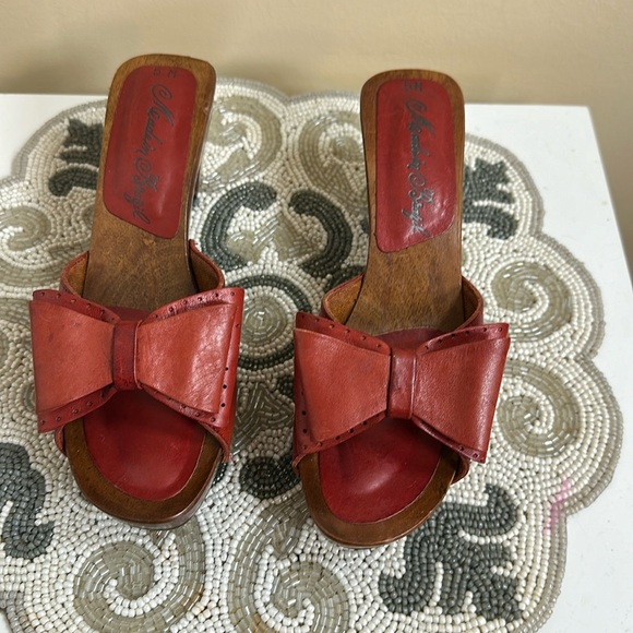 Shoes - Meadein Brazil vintage wooden heels